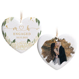 Personalized Ornament Engagement Gifts for Couples
