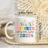 Retirement Gift For Woman Personalized Init Retire Coffee Mug 11Oz