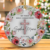 Personalized Christian Holy Communion Custom 3D Inflated Effect Ornament