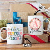 Retirement Gift For Woman Personalized Init Retire Coffee Mug 11Oz