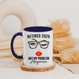 Personalized Customized Retirement Gift For Woman Init Letter Custom Coffee Mug 11Oz