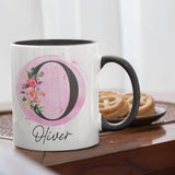 Personalized Mugs - Birthday Gifts For Her, Women, Best friend - Initial Custom Mug