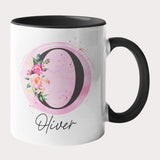 Personalized Mugs - Birthday Gifts For Her, Women, Best friend - Initial Custom Mug