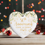 Personalized Ornament Anniversary Marriage Gift for Couple