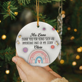 Personalized Teacher Appreciation Gifts Ornament 2025 3D Inflated Effect