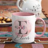 Personalized Mugs - Birthday Gifts For Her, Women - Initial Name Custom Mug