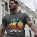 Personalized Gifts for Dad T Shirt - Best Dad By Par