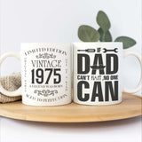 Personalized Birthday Gifts For Dad Vintage Custom Coffee Mug 11Oz 15Oz