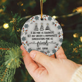 Personalized Ornament 3D Inflated Effect Coworker Gifts For Women