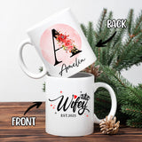 Personalized Customized Gift For Wife Init Letter Custom Coffee Mug 11Oz