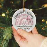 Personalized Ornaments Gifts For Godmother 2025 3D Inflated Effect
