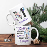 Personalized Customized Christian Gifts Init Letter Religious Mug Custom Name