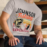 Personalized Gifts for Dad T Shirt - Fishing Expedition