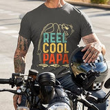 Personalized Gifts for Dad T Shirt - Reel Cool Papa