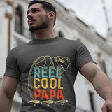 Personalized Gifts for Dad T Shirt - Reel Cool Papa