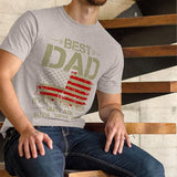 Personalized Gifts for Dad T Shirt - Dad Gifts from Daughter, Son - Dad Birthday Gift-Best Dad Ever Tshirt