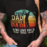 Personalized Gifts for Dad T Shirt - Best Dad By Par