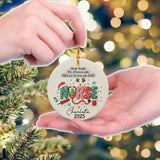 Personalized Nurse Christmas Ornament 3D Inflated Effect