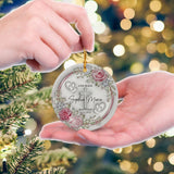 Personalized Christian Custom 3D Inflated Effect Ornament Custom Name Religious