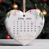 Personalized Ornament Engagement Gifts for Couples Engagement Gifts
