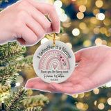 Personalized Ornaments Gifts For Godmother 2025 3D Inflated Effect