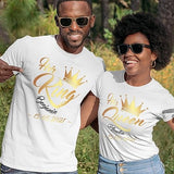 Personalized Matching Outfits for Couples - Husband and Wife Matching Outfits - Anniversary Shirts for Couples - King and Queen T Shirts