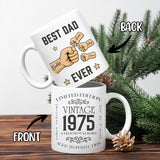 Personalized Vintage Birthday Gifts For Dad Custom Coffee Mug 11Oz 15Oz