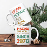 Personalized Birthday Gifts For Dad Custom Coffee Mug 11Oz 15Oz