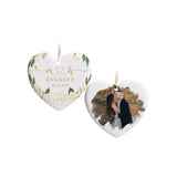 Personalized Ornament Engagement Gifts for Couples